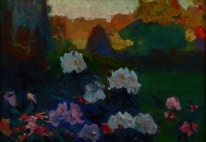 Rhododendrons [1905] by Jan Stanislawski [1860–1907]